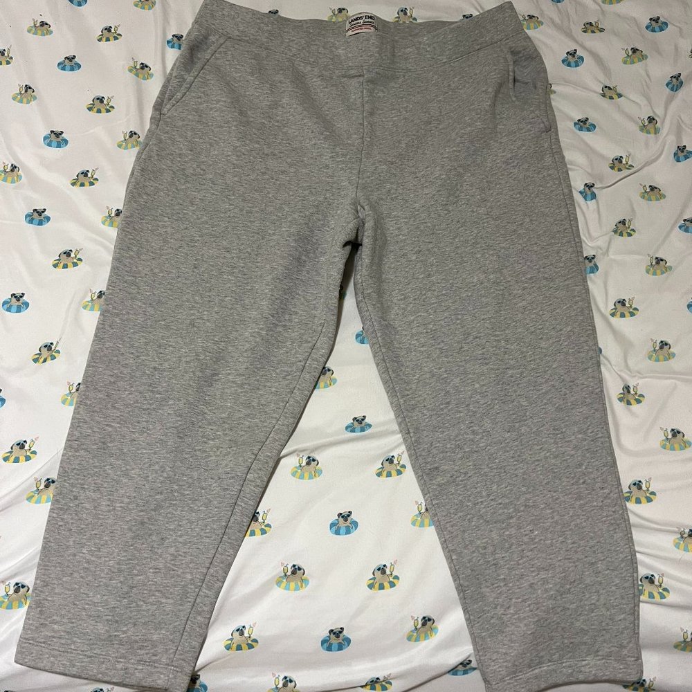 Land's End Serious Sweatpants - Grey - Women's XL Petite